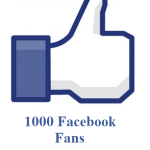 1000 facebook fans