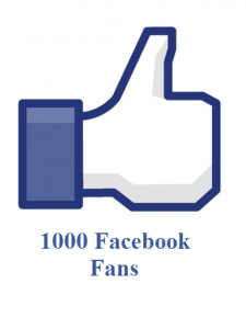 1000 facebook fans