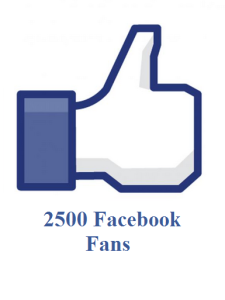 2500 facebook fans