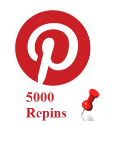 5000 Pinterest repins