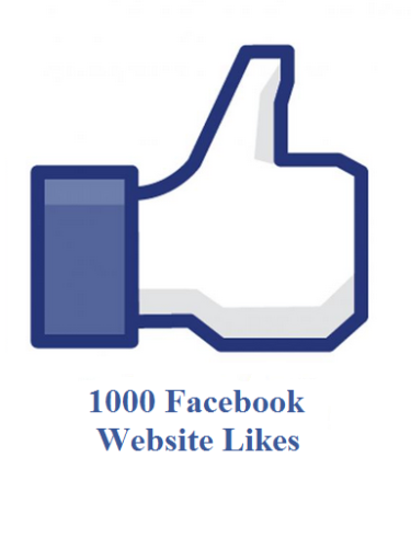 1000 facebook website likes
