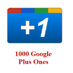 1000 google+ ones