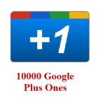 10000 google+ ones