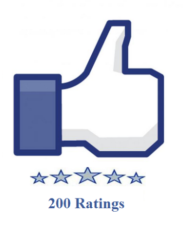 200 facebook fanpage ratings