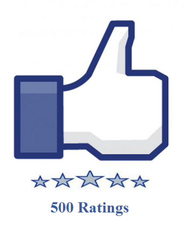 500 facebook fanpage ratings