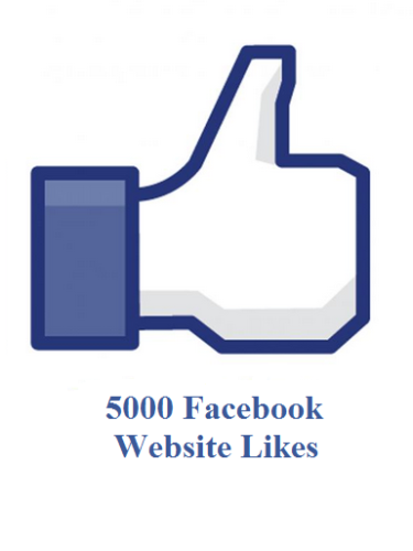 5000 facebook website likes