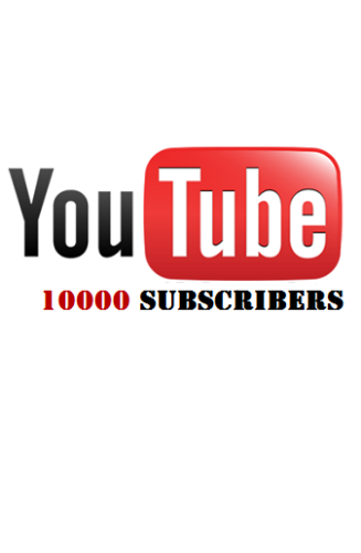 10000 YouTube subscribers