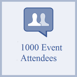 1000 Facebook Event Attendees