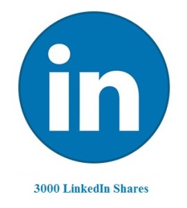 3000 LinkedIn Shares